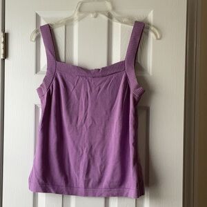 Purple Women's sweater tank top